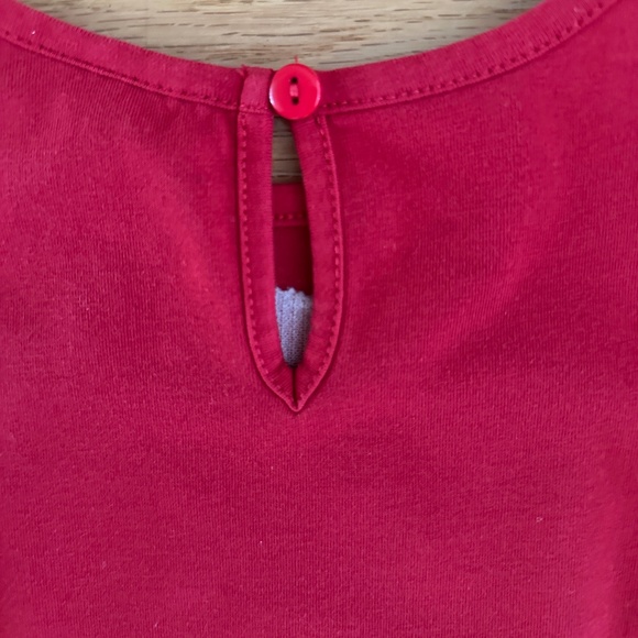 Counting Daisies Girls Size 6 Red Christmas Dress Reindeer - Picture 11 of 11